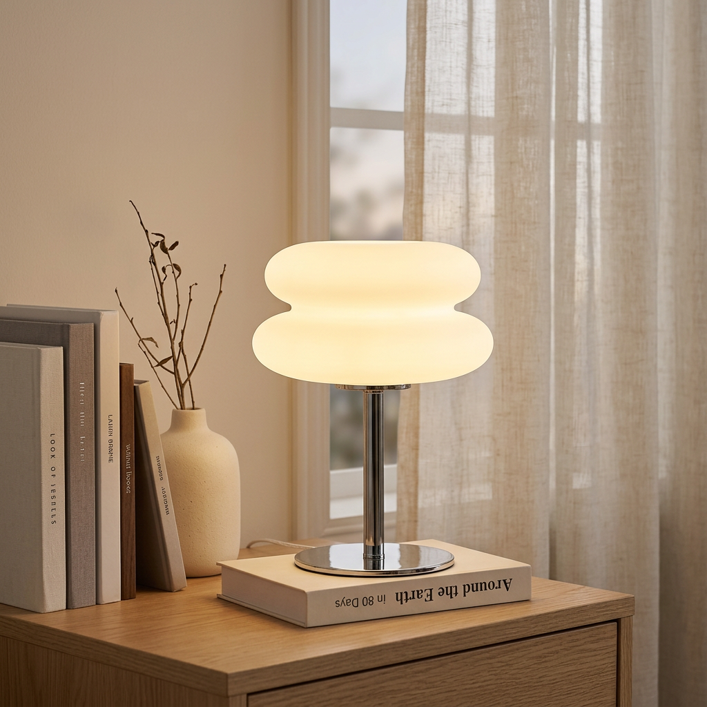 Ambient Glow Table Lamp — 3-Colour Dimmable, USB Powered