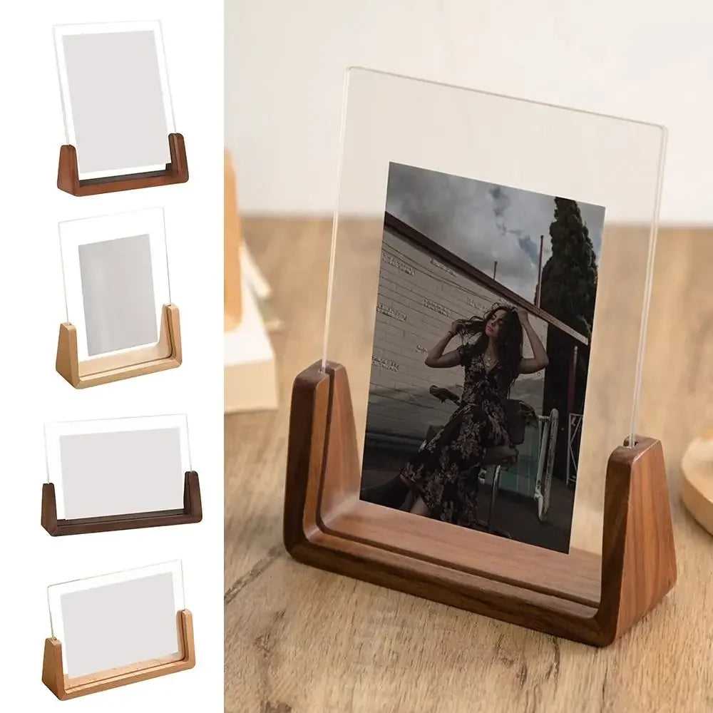 Minimalist Wooden Photo Frame — Natural Wood Picture Frame
