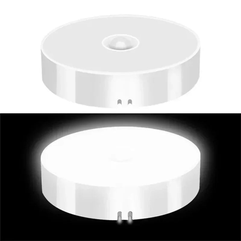 Motion Sensor Night Light — Wireless, Rechargeable, Warm Glow