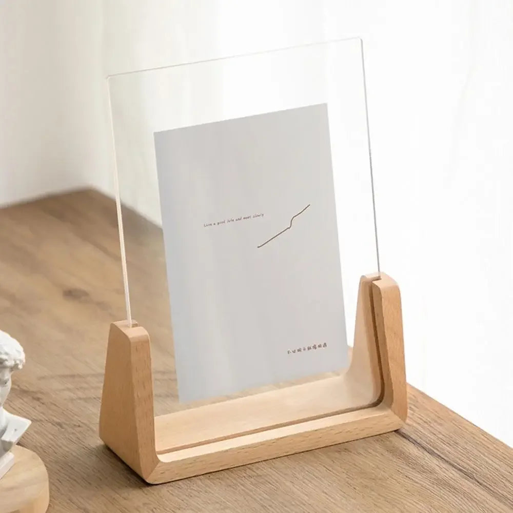 Minimalist Wooden Photo Frame — Natural Wood Picture Frame