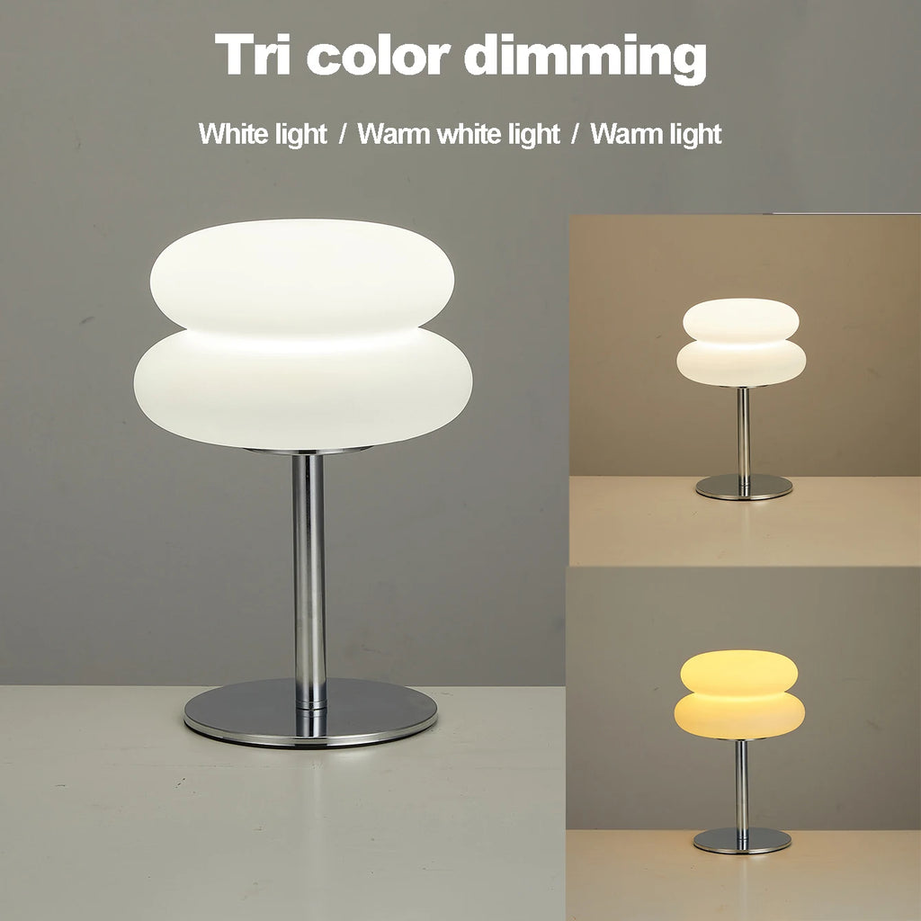 Ambient Glow Table Lamp — 3-Colour Dimmable, USB Powered