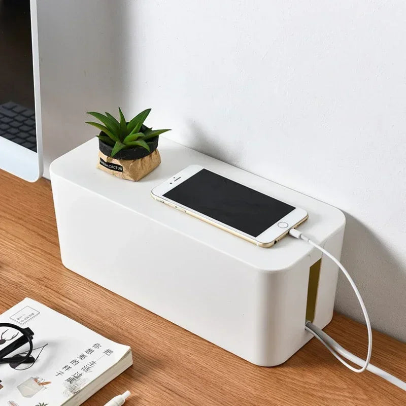 Cable Management Box — Hide Power Boards & Messy Cords in Seconds