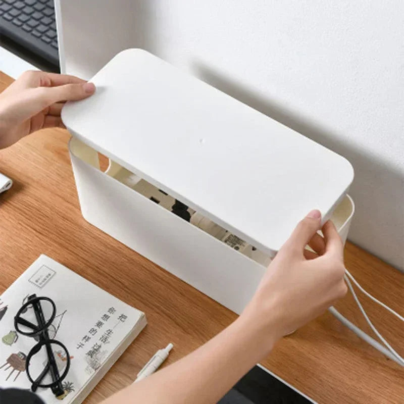 Cable Management Box — Hide Power Boards & Messy Cords in Seconds