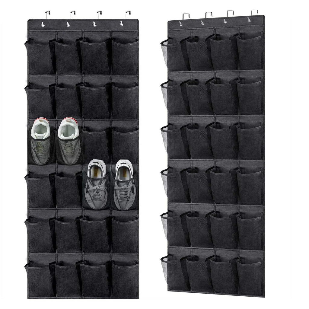 Over-Door Storage Organiser — 24 Pockets, Zero Drilling