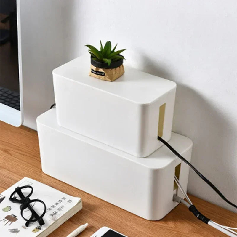 Cable Management Box — Hide Power Boards & Messy Cords in Seconds