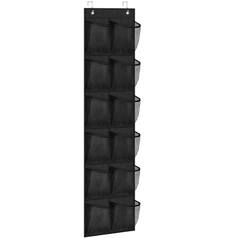Over-Door Storage Organiser — 24 Pockets, Zero Drilling