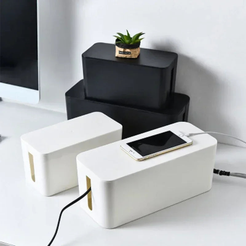 Cable Management Box — Hide Power Boards & Messy Cords in Seconds