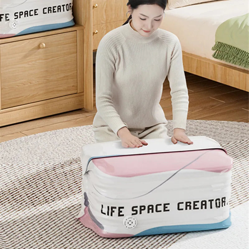 Vacuum Storage Bags — Shrink Winter Clothes & Quilts to 1/3 the Space